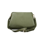 Green Polyurethane Women's Bag