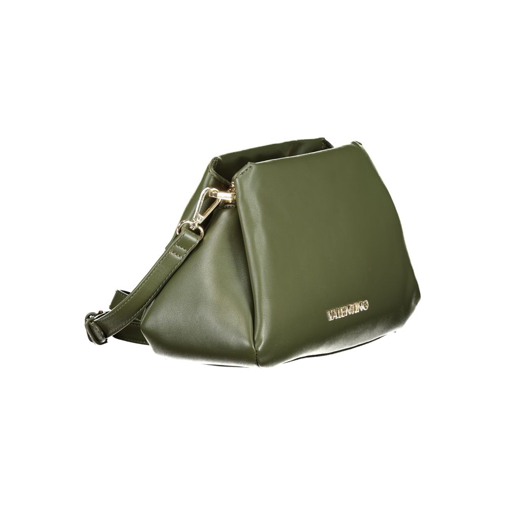 Green Polyurethane Women's Bag