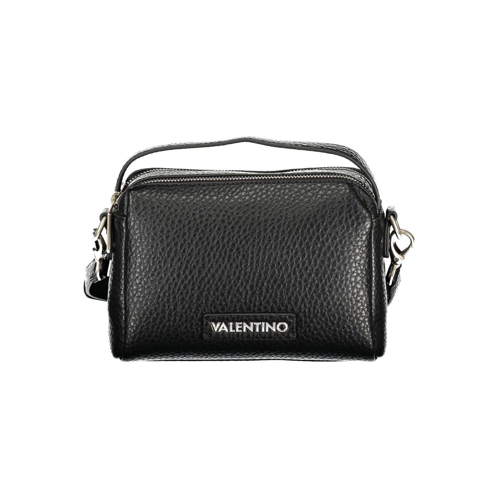 Damenhandtasche aus schwarzem Polyurethan