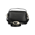 Damenhandtasche aus schwarzem Polyurethan