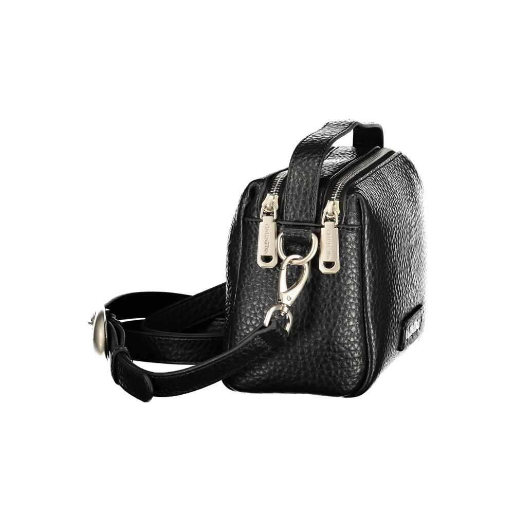 Damenhandtasche aus schwarzem Polyurethan