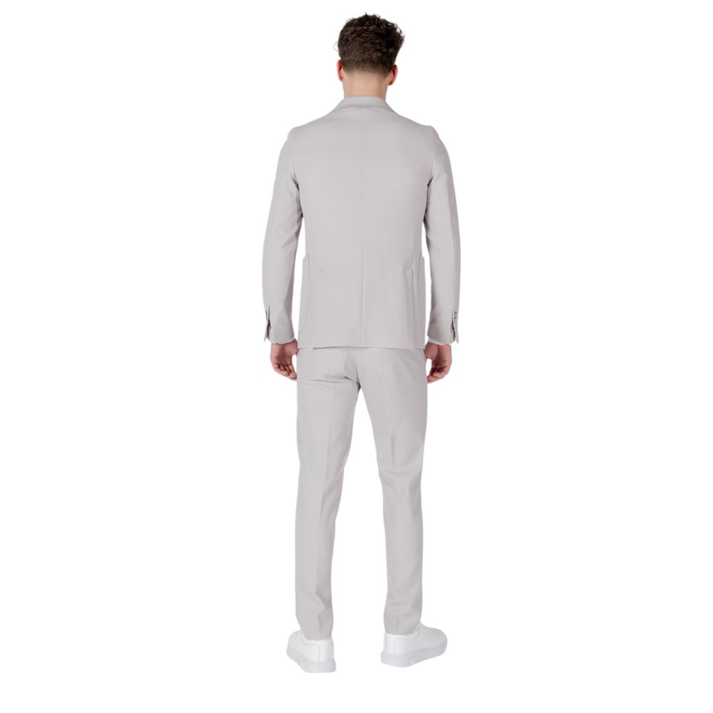 Gray Polyester Waistcoat