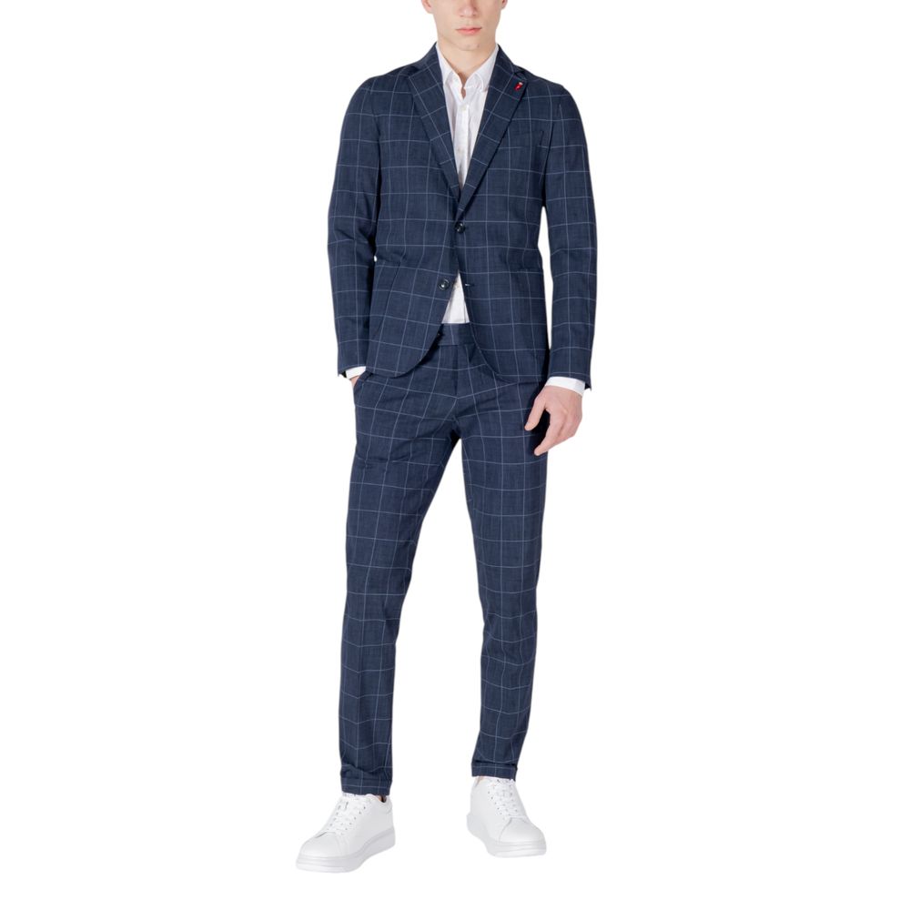 Completo Due Pezzi in Cotone Blu