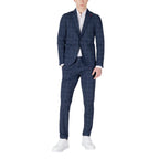 Completo Due Pezzi in Cotone Blu