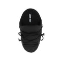 Black Nylon Mules