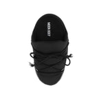 Black Nylon Mules