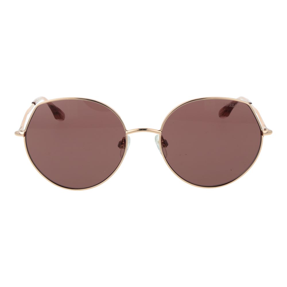 Goldene Metallsonnenbrille