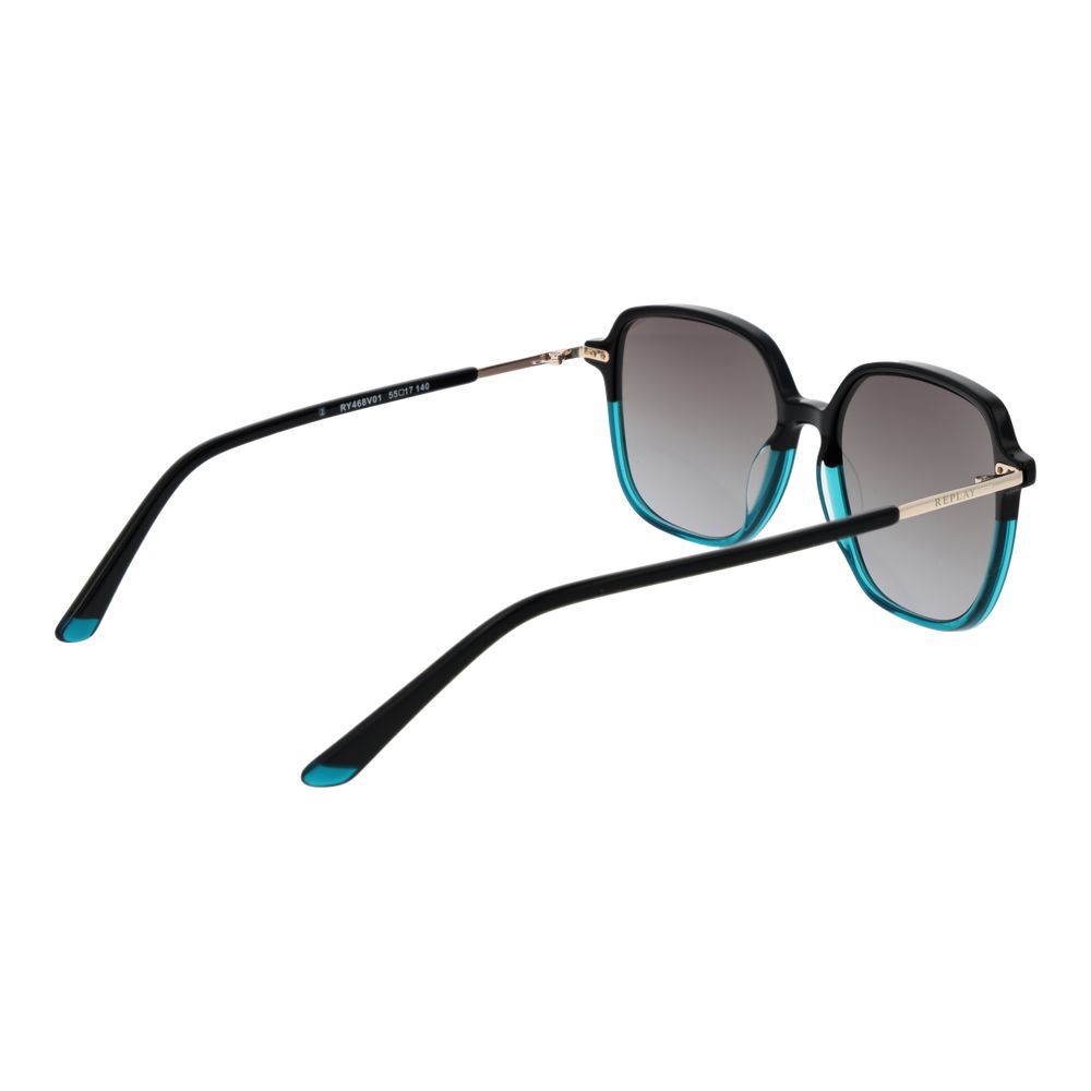 Schwarze Sonnenbrille aus Kunststoff