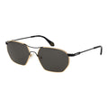 Sonnenbrille aus Goldmetall