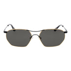 Sonnenbrille aus Goldmetall