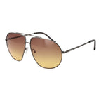 Graue Metallsonnenbrille