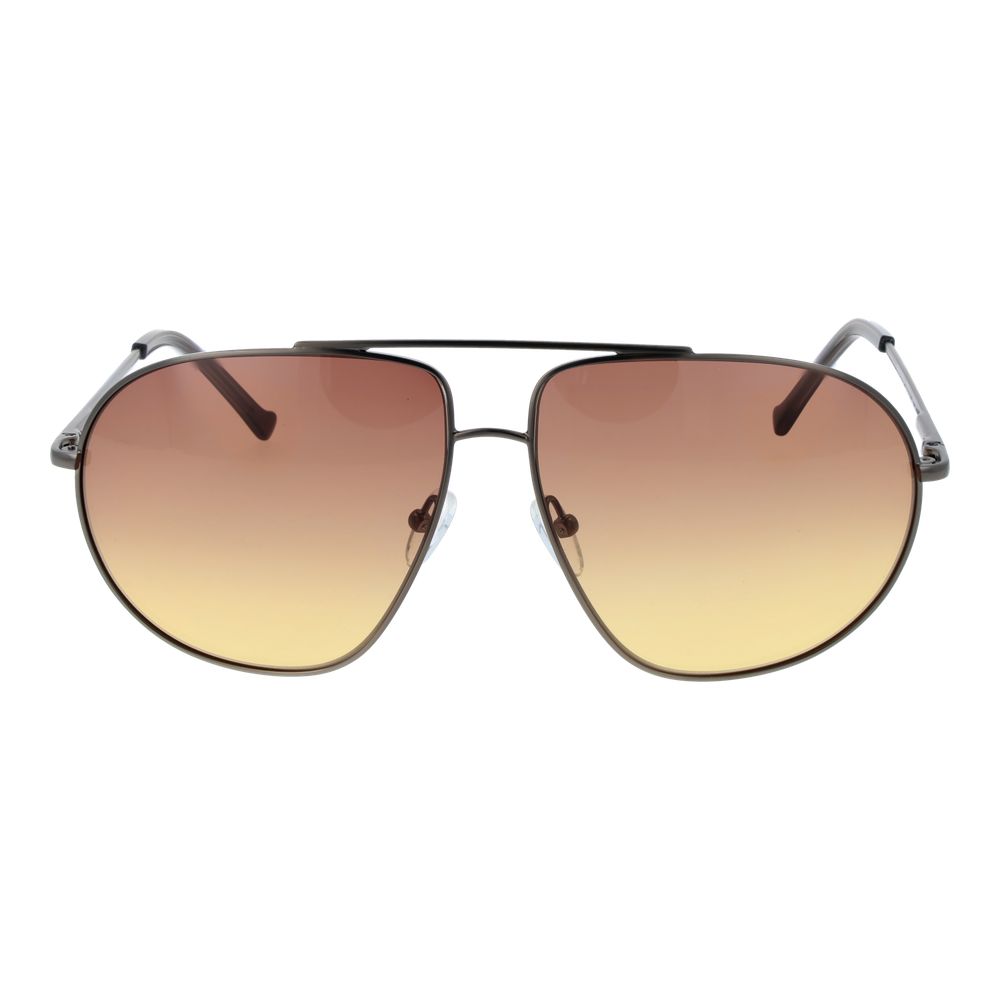 Graue Metallsonnenbrille
