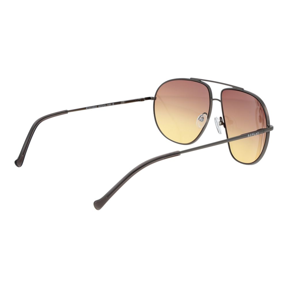 Graue Metallsonnenbrille