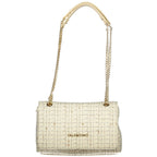 White Polyester Women's Bag