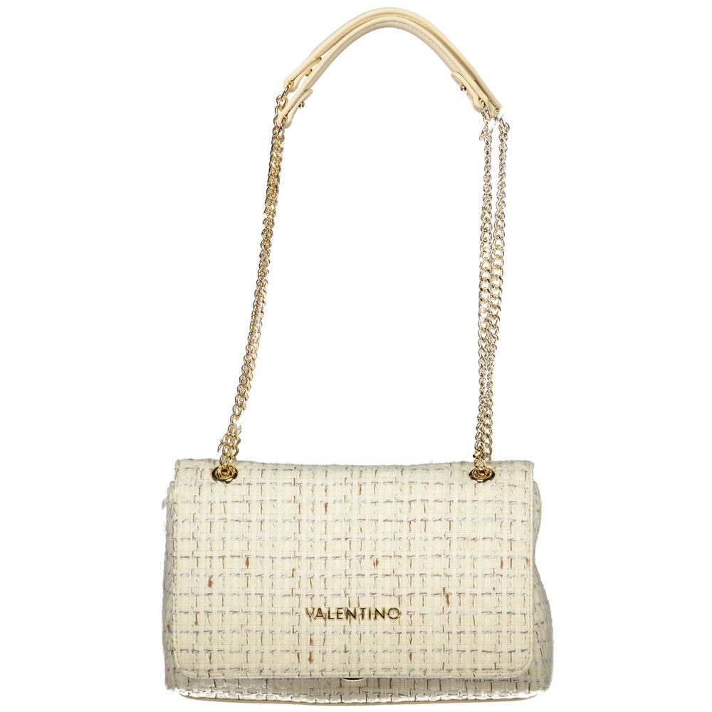 White Polyester Women's Bag