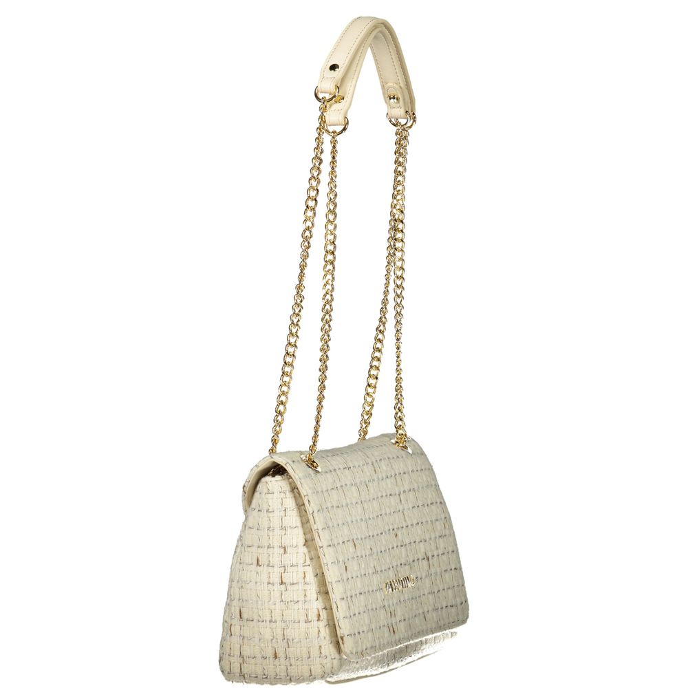 White Polyester Women's Bag