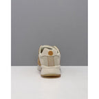 Beige Nylon Low Top Sneakers