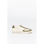 Bronze Leather Low Top Sneakers