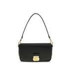Black Calf Leather Bos Taurus Shoulder Bag