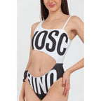 Multicolor Polyester One-Piece Swimsuit