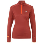 Burgunderfarbenes Polyester-Sweatshirt