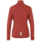 Burgunderfarbenes Polyester-Sweatshirt