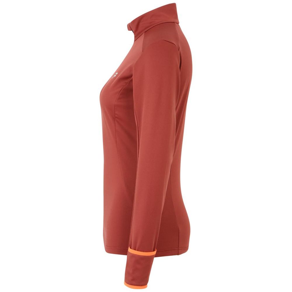 Burgunderfarbenes Polyester-Sweatshirt