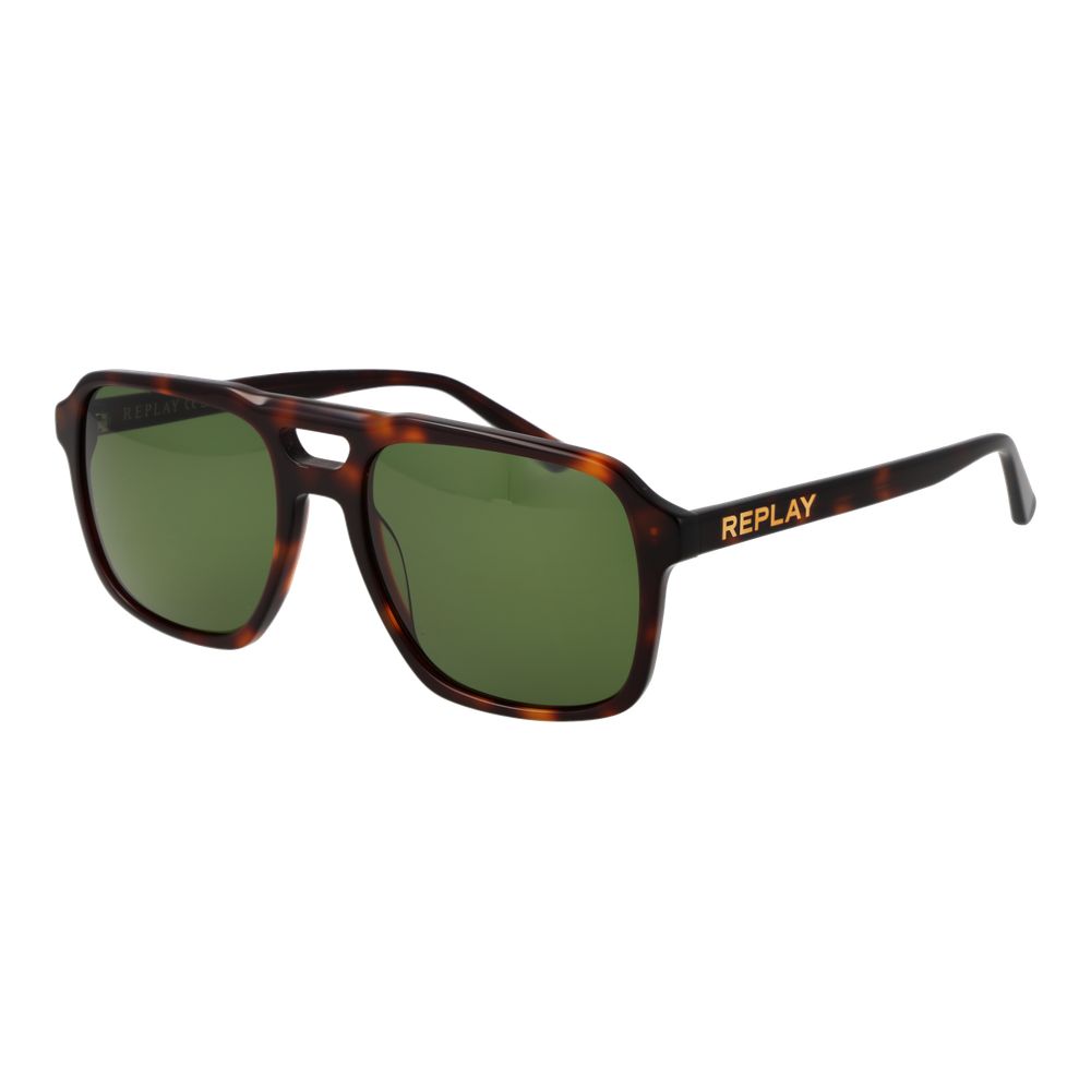 Braune Kunststoff-Sonnenbrille