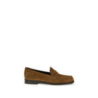 Beige Kalbsleder Bos Taurus Slipper-Loafer