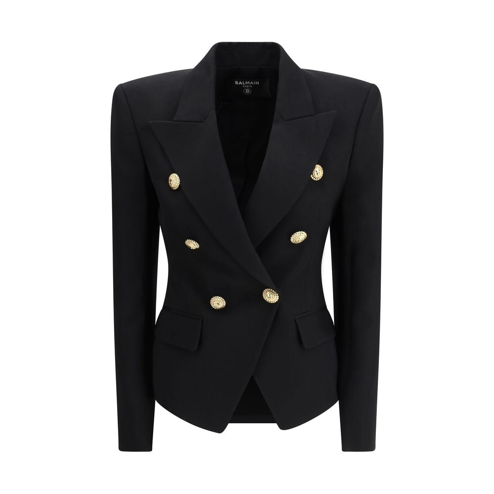 Black Wool Ovis Aries Blazer