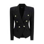 Black Wool Ovis Aries Blazer