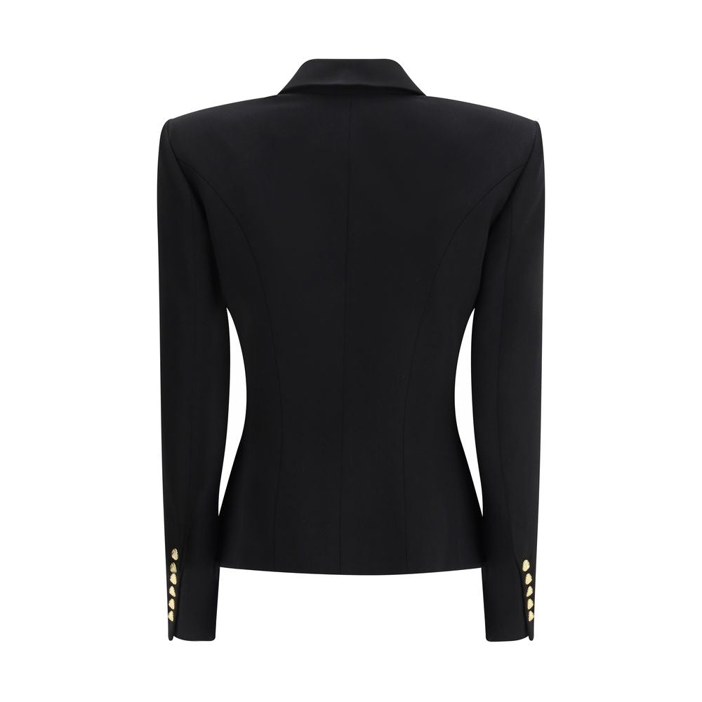 Black Wool Ovis Aries Blazer