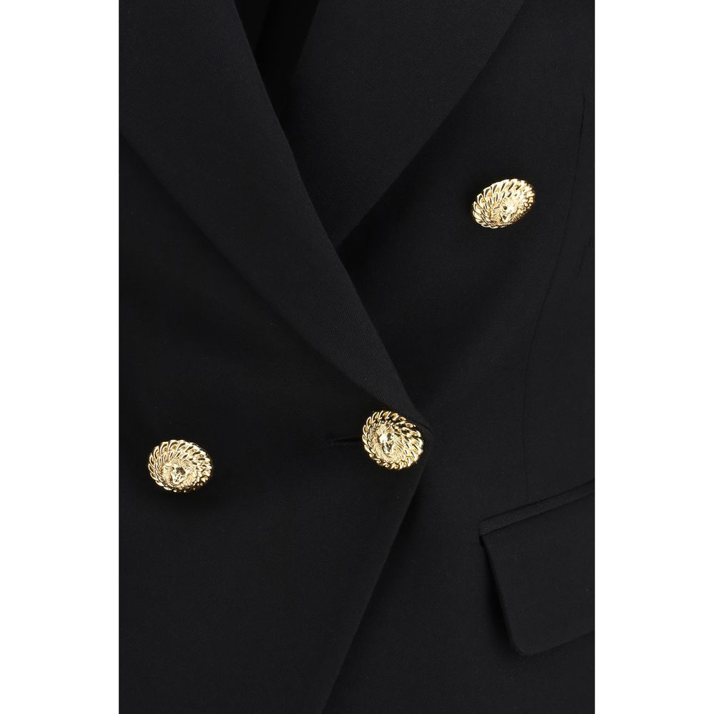 Black Wool Ovis Aries Blazer