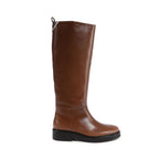 Braune Lederstiefeletten