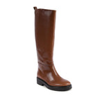 Braune Lederstiefeletten