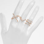 Gold Elastane Ring