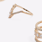Gold Elastane Ring
