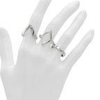 ALDO Silver Elastane Ring