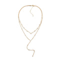 Gold Elastane Necklace