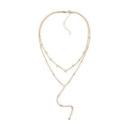 Gold Elastane Necklace