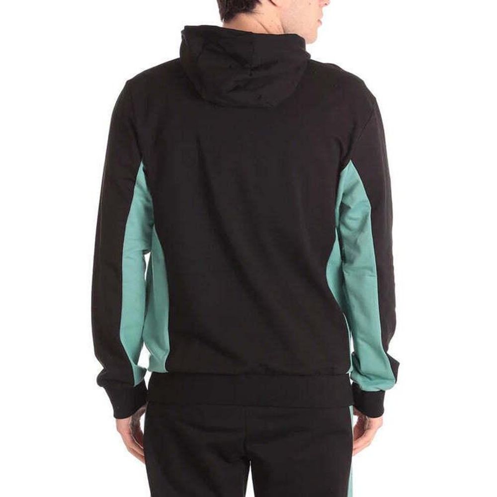 Schwarzes Baumwoll-Sweatshirt