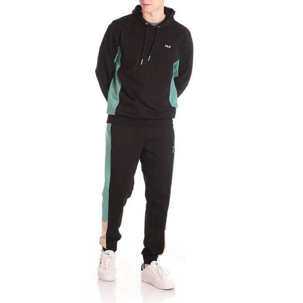 Schwarzes Baumwoll-Sweatshirt