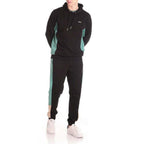 Schwarzes Baumwoll-Sweatshirt