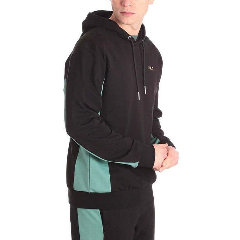 Schwarzes Baumwoll-Sweatshirt