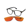 Schwarze Acetatbrille (Gestell)