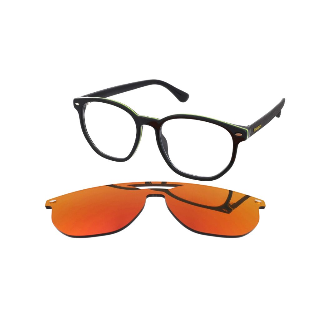 Schwarze Acetatbrille (Gestell)