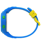 Blaue synthetische Sportuhr