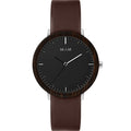 Brown Leather Dress Watch