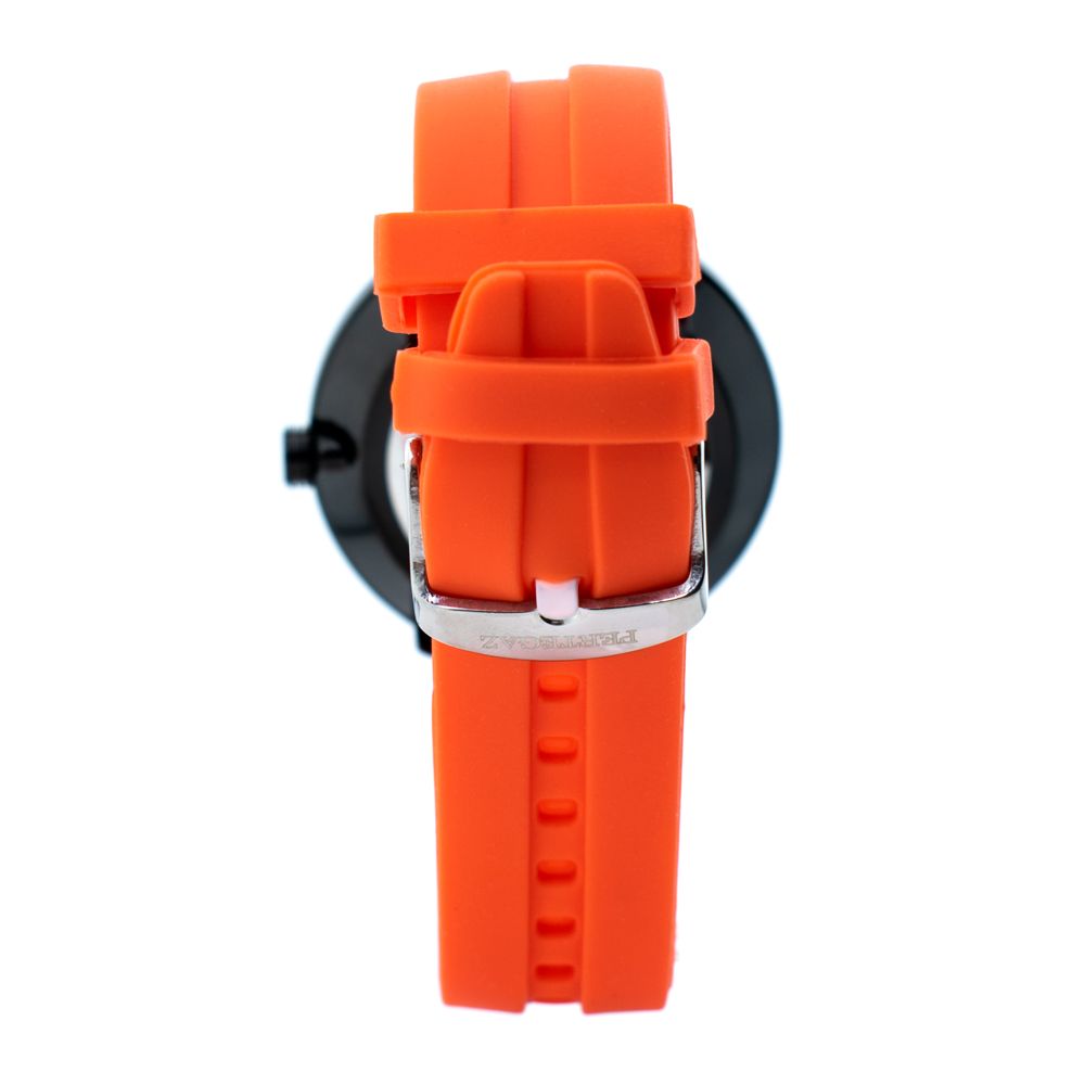 Sportuhr aus Gummi, Orange
