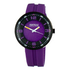 Bracciale orologio in gomma viola